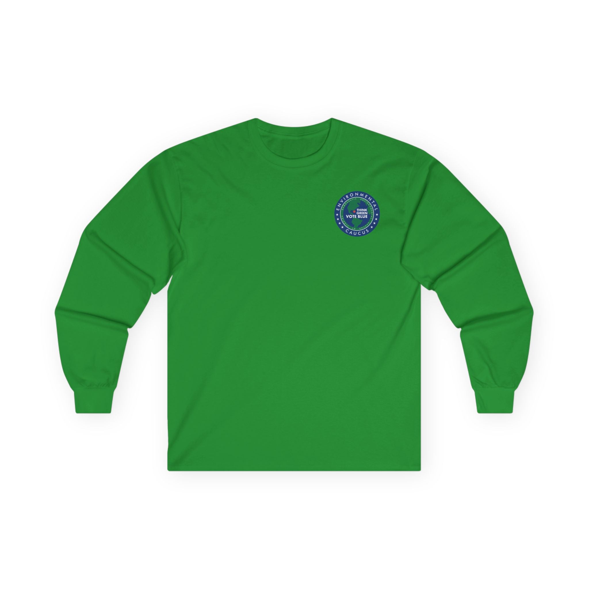 Think Green Vote Blue Tee – Long Sleeve Crew