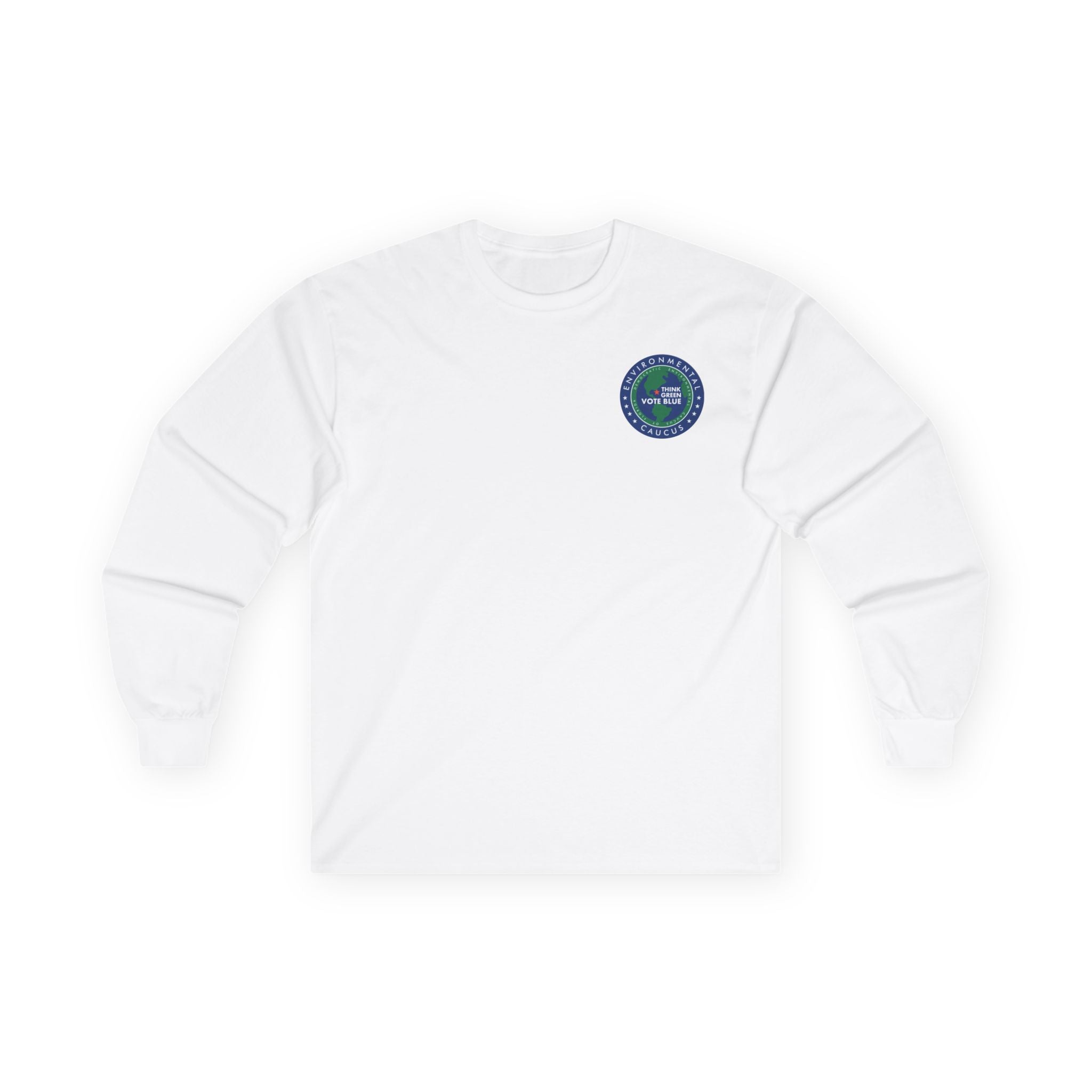 Think Green Vote Blue Tee – Long Sleeve Crew